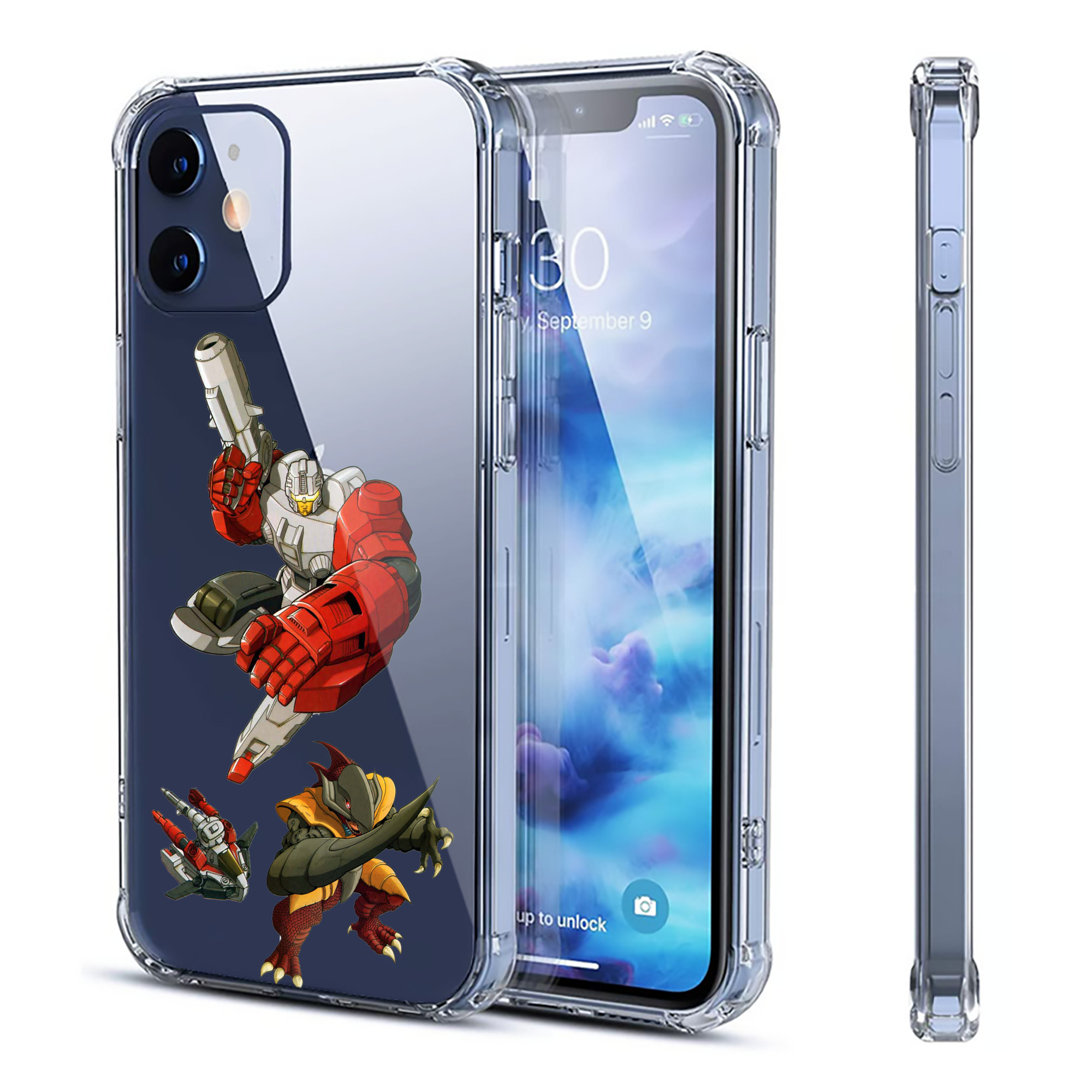 （画像用）  【iPhone 12シリーズ対応】透明スマホケース（クリアソフトケース）